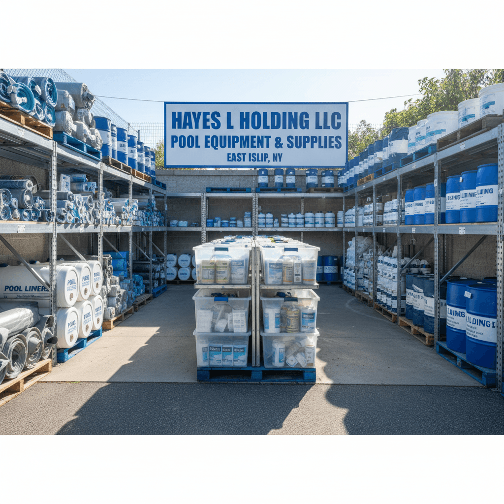 HAYES L HOLDING LLC pool materials inventory and storage