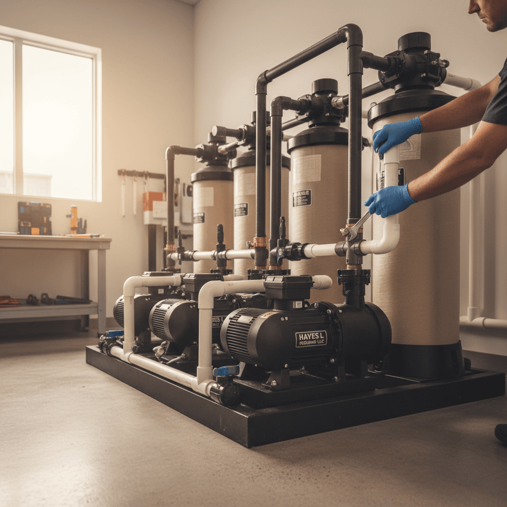 Professional pool pump and filtration system installation
