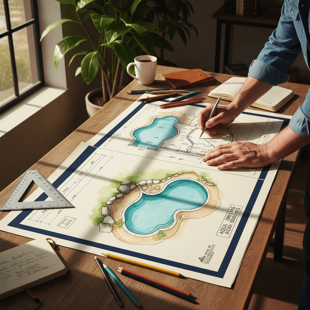 Custom pool design and planning consultation